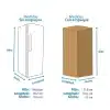 Refrigerador auto defrost Mabe de 250 L Diseño RMA250FYMRE0 - Image 6