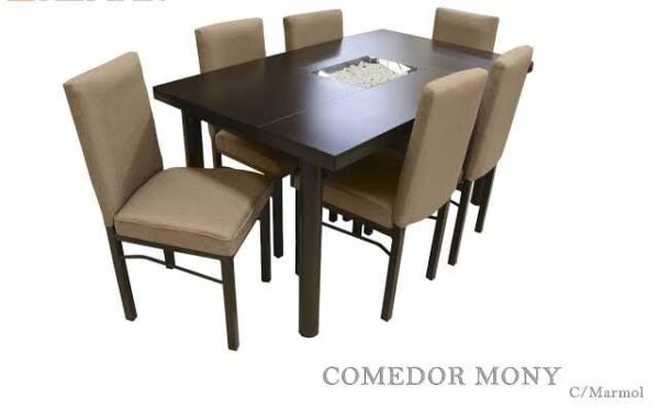 Comedor Mony  con 4 o 6 sillas