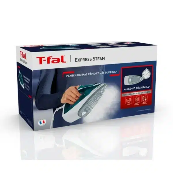 Plancha T-Fal modelo Express Steam FV2830X0 con Suela True Ceramic Glide de 1600W - Image 3