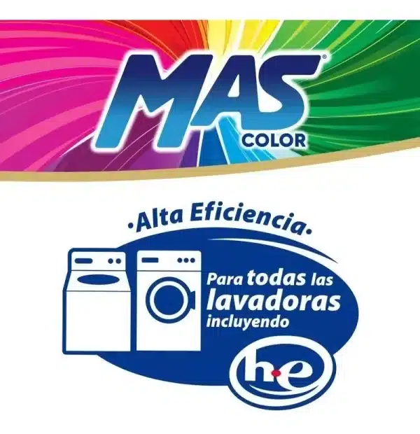 Detergente Para Ropa Líquido Más Color Mas Antibacterial Botella 10 l - Image 2