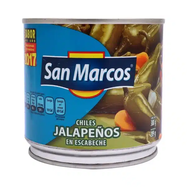 CHILES SAN MARCOS JALAPEÑOS 380 GR - SAN MARCOS