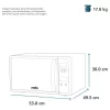 Microondas Grill Ge Appliances Inoxidable 39.64l 120v - Image 4