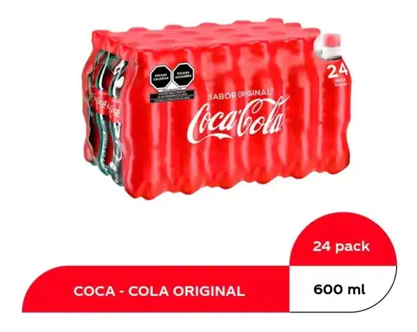 Refresco Coca-cola 24 Pzas De 600 Ml