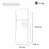 Refrigerador Automático 510 L Grafito Mabe - - Image 4