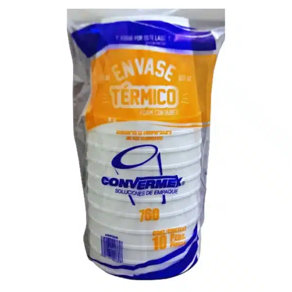 ENVASE TERMICO CONVERMEX #760 30/10 PZAS