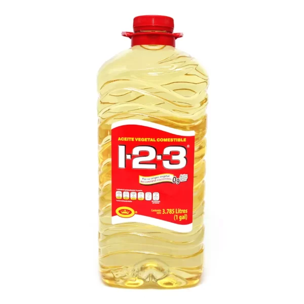 Aceite Vegetal 1-2-3 de  3.785 lts.