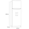 Refrigerador LG 11 Pies Top Mount GT32WDC Platinum Silver - Image 5