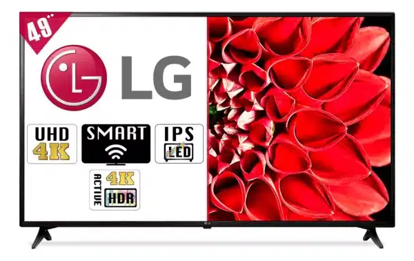 Smart TV de 49" LG AI ThinQ 49UN7100 con pantalla LED 4K 127/220V