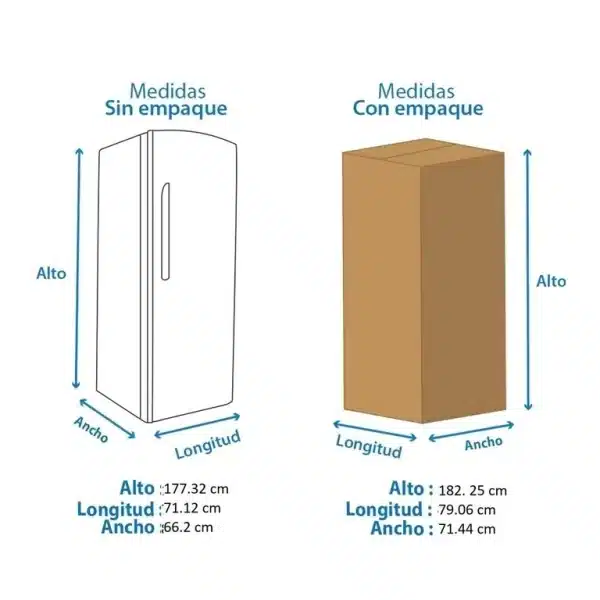 Refrigerador Mabe 14 Pies Acero Inoxidable Mate RME360PVMRM0 - Image 4