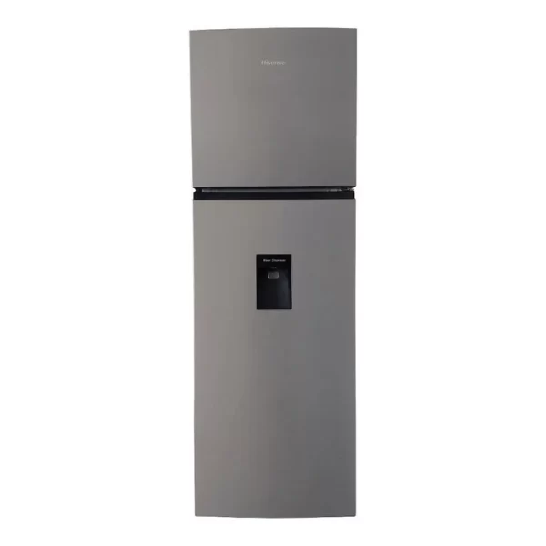 Refrigerador Hisense dos Puertas 9 Pies Top Mount con Despachador RT90N6WKX Silver