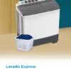 Midea Lavadora Semiautomática Dos Tinas 19Kg Twin Force Pulsator Blanca - Image 5