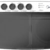 Midea Lavadora Semiautomática Dos Tinas 19Kg Twin Force Pulsator Blanca - Image 3