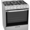 Mabe Estufa y Horno de Gas 30" EM7646BSIS2, 6 Quemadores, Plata/Negro - Image 2