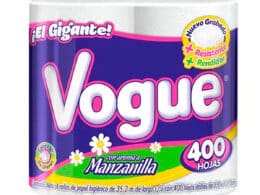 Vogue Hig Manzanilla 4Rollo 400Hjs