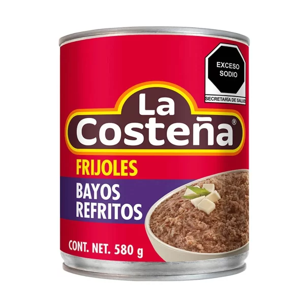 La Costeña Frijoles Bayos Refritos 580g
