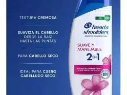 H&S Sh 2en1 Suave y Manejable 375ml
