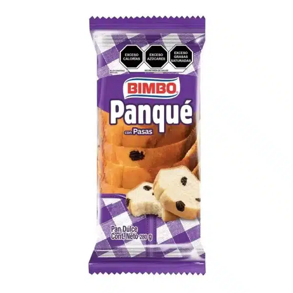 Bimbo Panque Con Pasas 280g