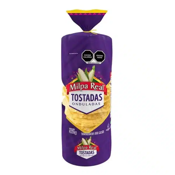 Milpa Real Tostadas Onduladas 360g