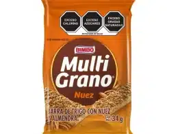 Bimbo Barra Multigrano Nuez 34g
