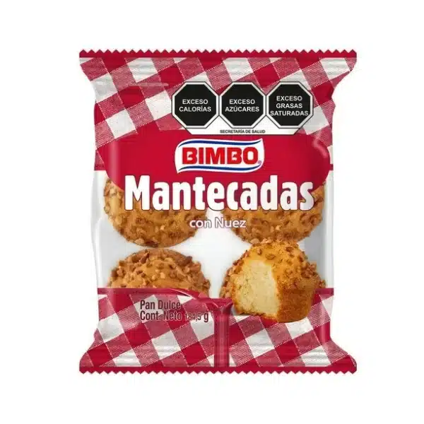 Bimbo Mantecadas Con Nuez 184.5g