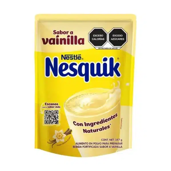 Nestle Nesquik Vainilla Bolsa 357g
