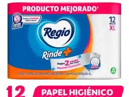 Papel Regio Hig Rinde+12Rollo 300Hjs