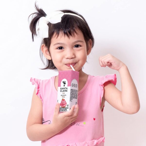 Santa Clara Lechita Sabor Helado De Fresa 180ml