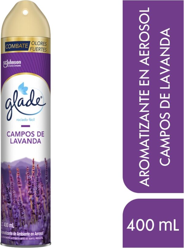 Glade Aromatizante Aer Campos De Lavanda 400ml - Image 2