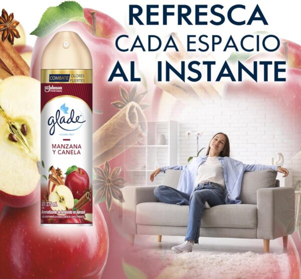 Glade Aromatizante Aer Manzana Canela 275ml