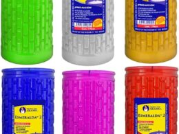 Caja de Veladora Aramo Esmeralda #2 con 6 Piezas surtida