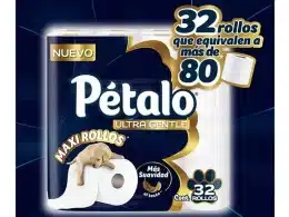 PAPEL HIGIENICO PETALO ULTRA GENTLE 32 ROLLOS