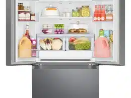 Refrigerador Samsung French Door22 Pies Auto Ice Color Gris RF22A4110S9/EM