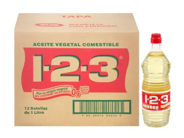 Aceite Vegetal 1-2-3 de 1 LT