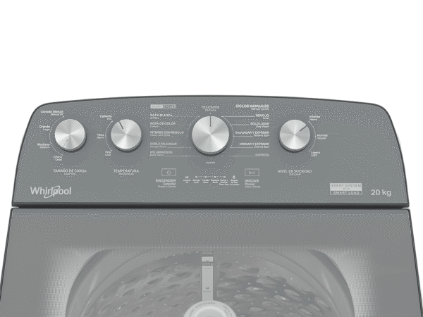 Lavadora Whirlpool Carga Superior  Xpert System Blanca Agitador 18 y 20 kg