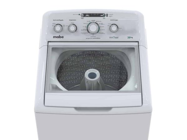 Lavadora Automática Aqua Saver Green 20 kg Blanca con Sanitizado Mabe - LMA70214VBAB0
