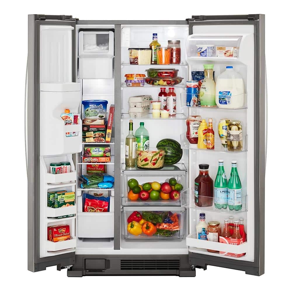 00750154562530-1l Refrigerador 22 Pies Whirlpool con Despachador Gris - Image 1