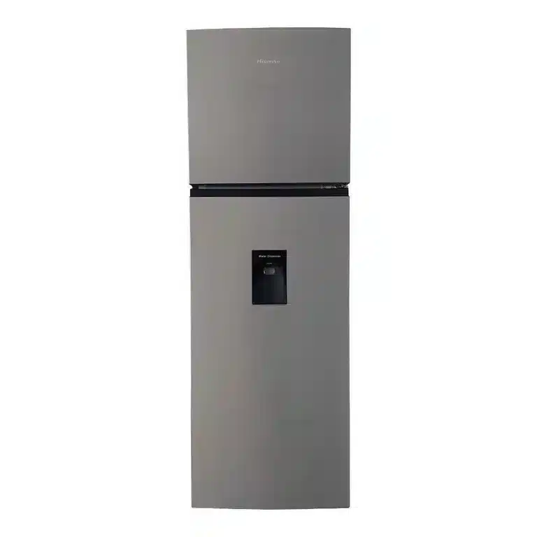 00929397001469l Refrigerador Hisense dos Puertas 9 Pies Top Mount con Despachador RT90N6WKX Silver - Imagen 1