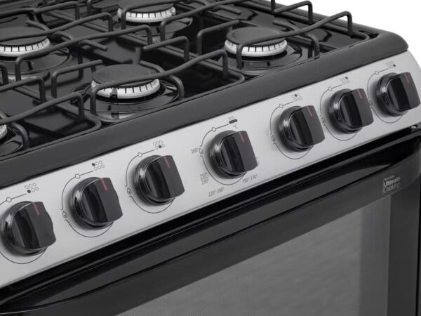 Estufa de Piso 76 cm (30 pulgadas) Plata Mercury Mabe - EM7622BAPS2