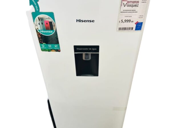 Refrigerador Hisense RR63D6WGX color blanco con capacidad de 173L