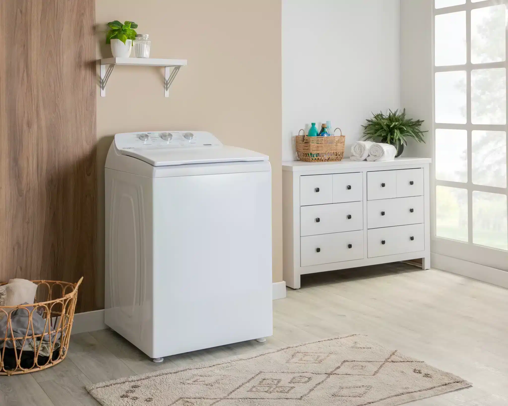 6339843-7 Lavadora Whirlpool Automática 8MWTW1713MJQ 17 kg Blanca - Imagen 1